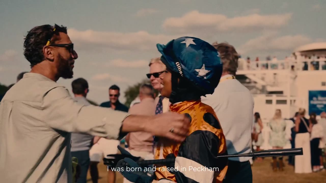 Race day, and the people who came to see her