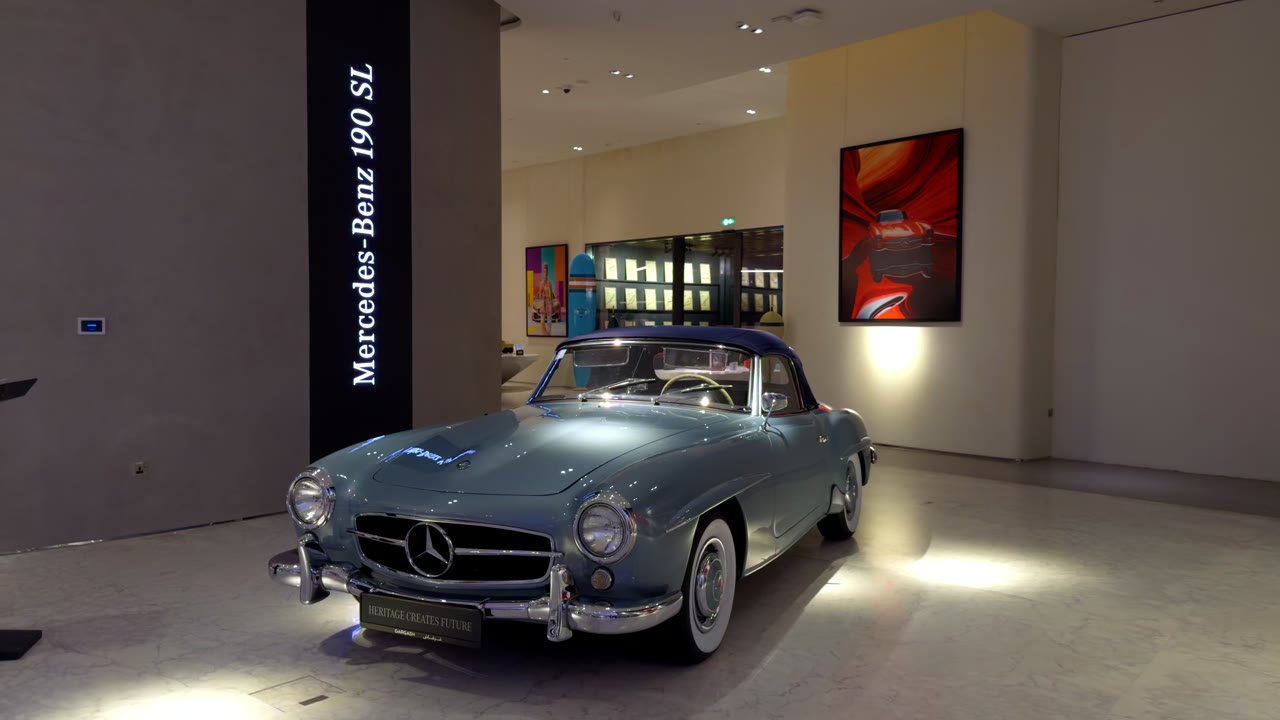 The 190 SL, under its own sign