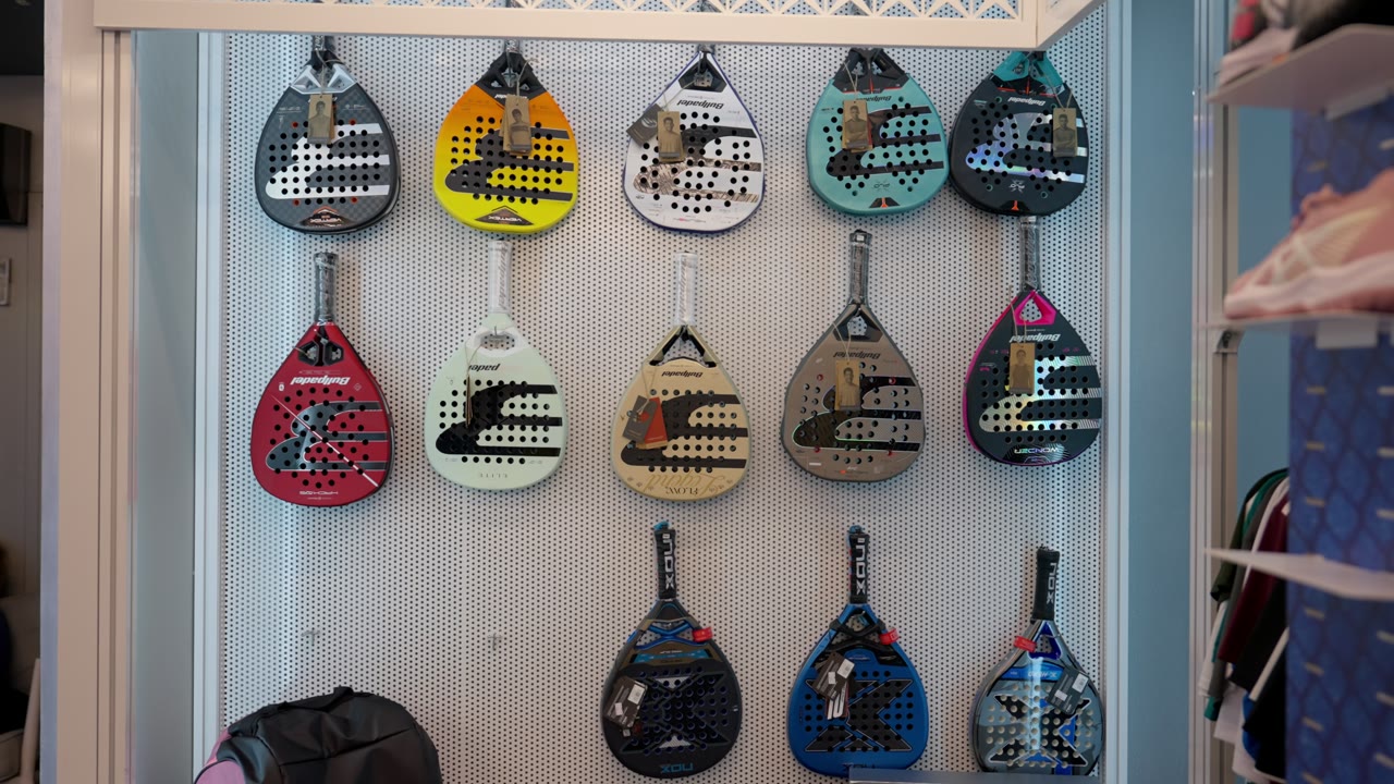 The racket wall