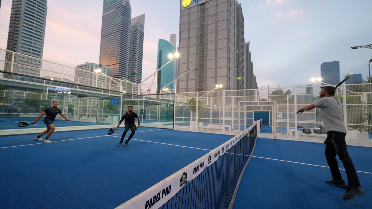 Doubles at sunset