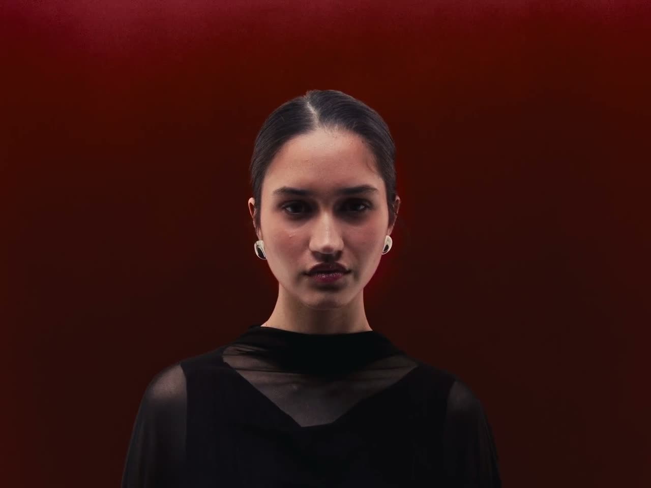 Against the red