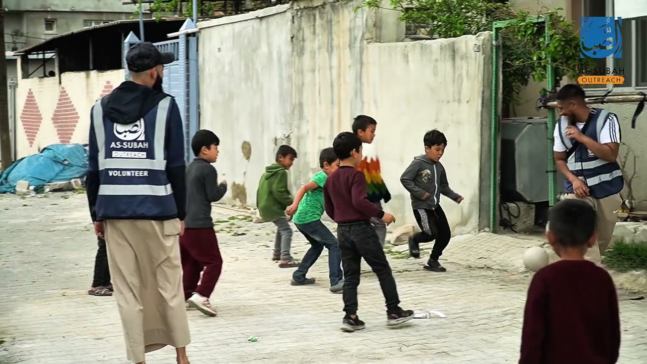 Children playing outside